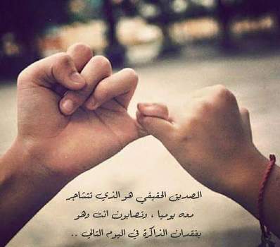 شعر مدح صديق