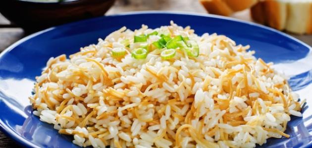 طريقة عمل الأرز بالشعيرية المفلفل