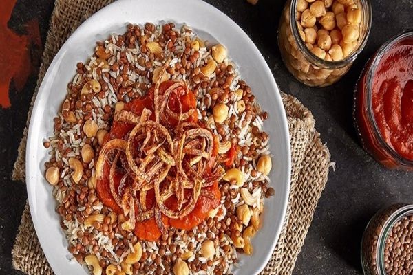 الكشري المصري خطوة بخطوة