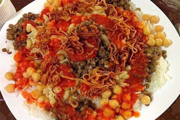 طريقة عمل الكشري المصري مثل المحلات