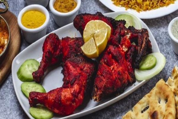 طريقة عمل دجاج التندوري الهندي طريقة عمل دجاج التندوري الهندي