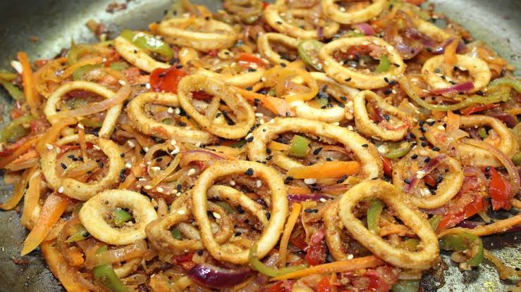 طريقة عمل الكاليماري بالفرن