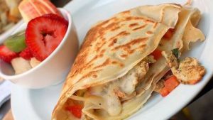 طريقة عمل الكريب الحادق بالفراخ