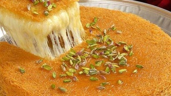 وصفة الكنافة اللبنانية الذهبية مثل المحترفين