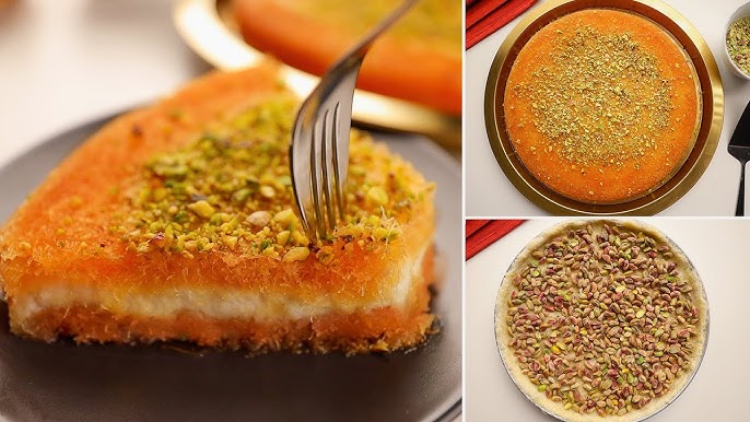 طريقة عمل الكنافة بالكريمة زي المحلات