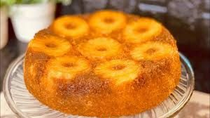 كيكة الأناناس بالزبادي