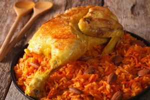 طريقة عمل الكبسة بالدجاج مع الجزر