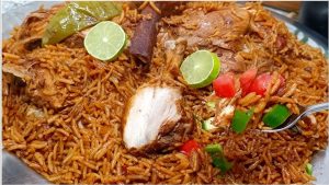 طريقة عمل كبسة اللحم بالارز البسمتي ناديه السيد