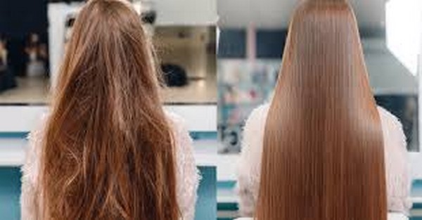 كيراتين طبيعي في البيت شعر ناعم بدون تلف